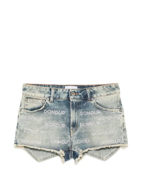 DONDUP crystal-embellishment shorts Blue DP499DS0107D