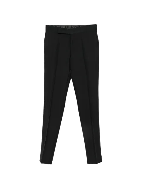 Emporio Armani satin-trim trousers Black A1P3M0A1594