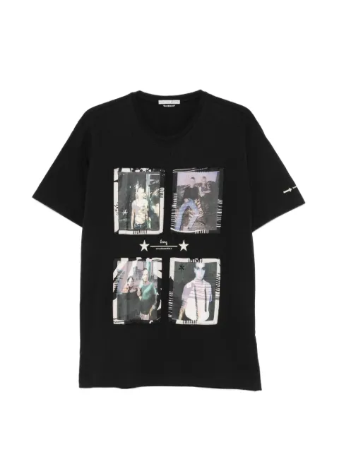 Daniele Alessandrini photo-patch graphic-print T-shirt Black M7488E6434100