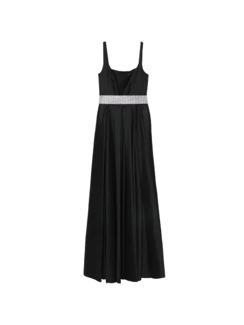 ALESSANDRO LEGORA crystal-embellished maxi dress Black AT131