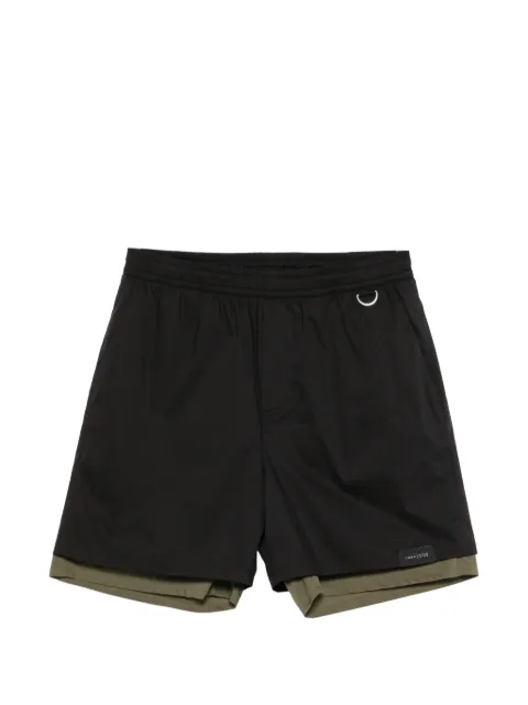 Low Brand layered-design shorts Black L1PSS226480