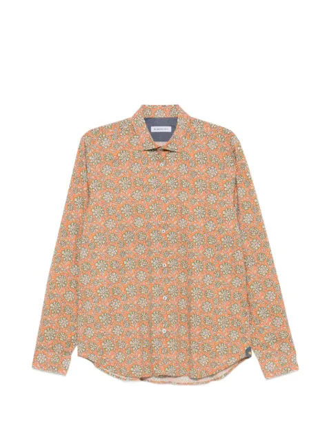 Manuel Ritz floral-print long-sleeve shirt Orange 3232E601L223300