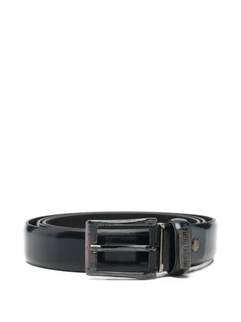 Carlo Pignatelli logo-engraved belt Blue 44L8423