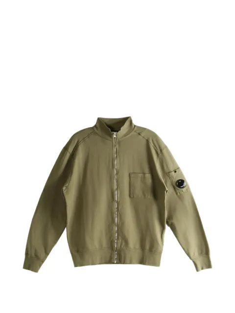 C.P. Company light fleece zip-up sweatshirt Green 20CMSS021A002246G683