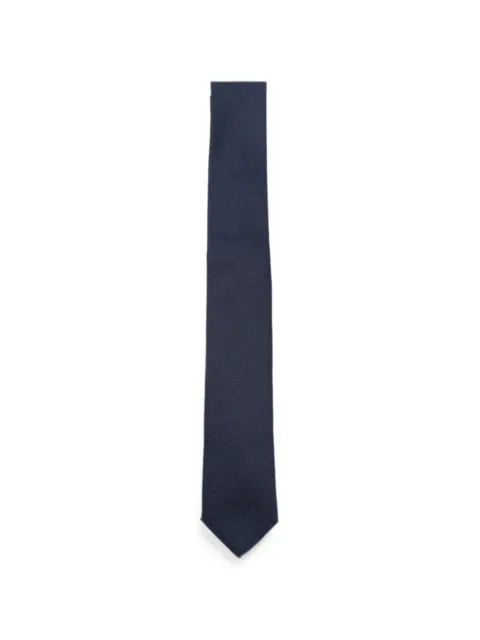 Manuel Ritz textured silk tie Blue 2830K503203310BLU