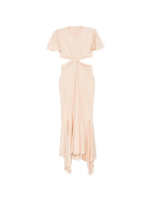 Philosophy Di Lorenzo Serafini cut-out twist-detail dress Neutrals A04142120