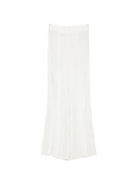 SIMONA CORSELLINI front-slit trousers Neutrals P20CPPA020