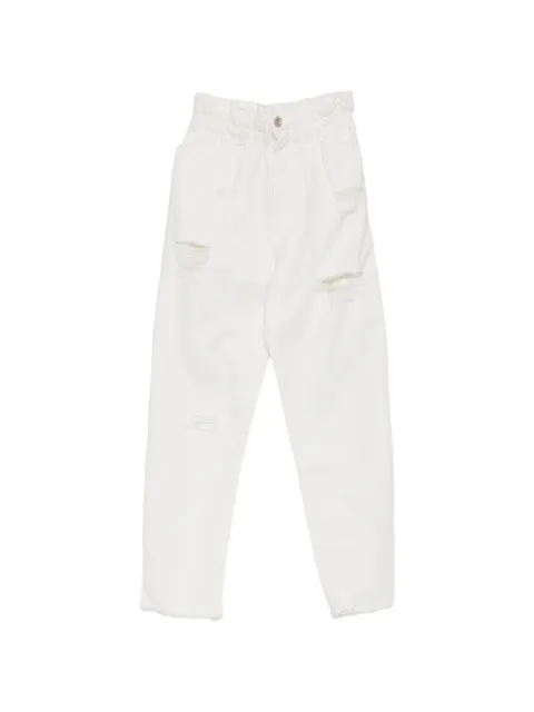 Aniye By distressed cropped jeans White P18185810