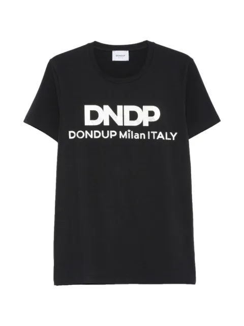 DONDUP logo-print cotton T-shirt Black US221JS0125UZC4