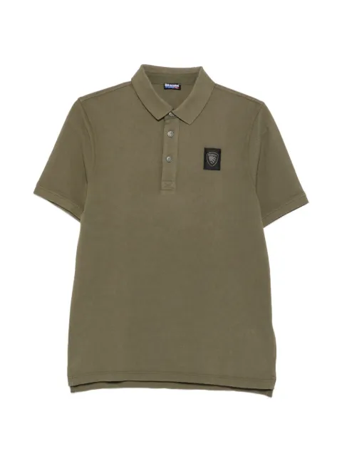 Blauer logo-patch polo shirt Green 21SBLUT0232900