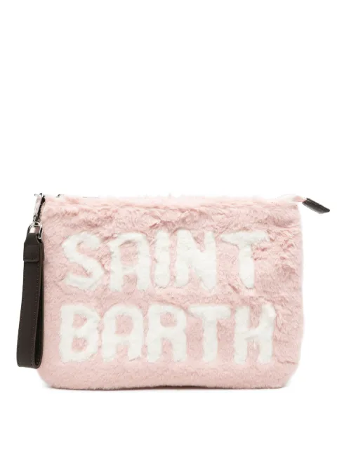 MC2 Saint Barth mini Phone Bag Teddy clutch bag Pink PARISIENNEFURS21