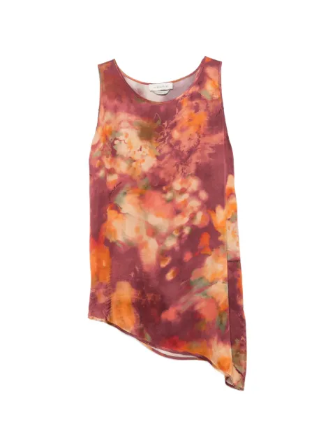 Anna Molinari asymmetric top Red 2377C073A