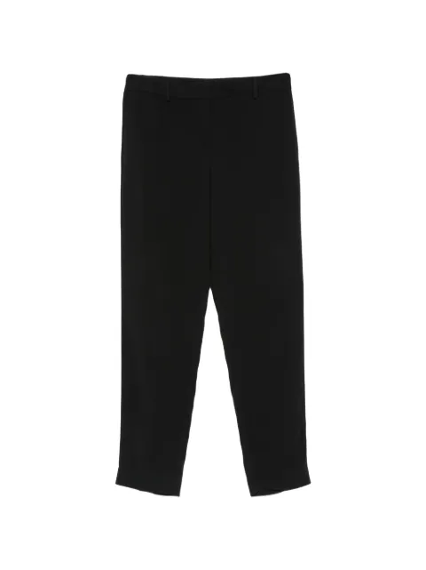 SIMONA CORSELLINI belt-loops straight-leg trousers Black P21CPPA017