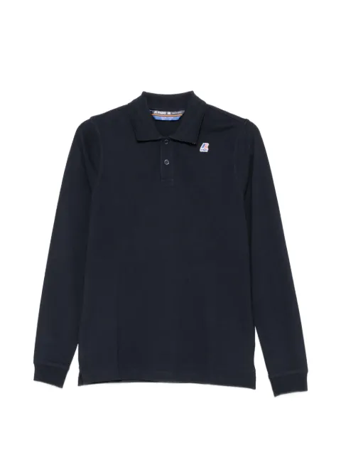 K-Way Rochel long-sleeve polo shirt Blue K0063P0