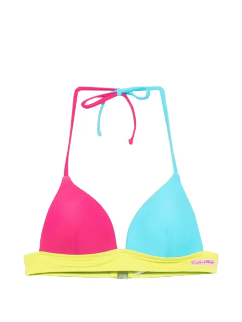 Chiara Ferragni colour-block bikini top Pink A57085211