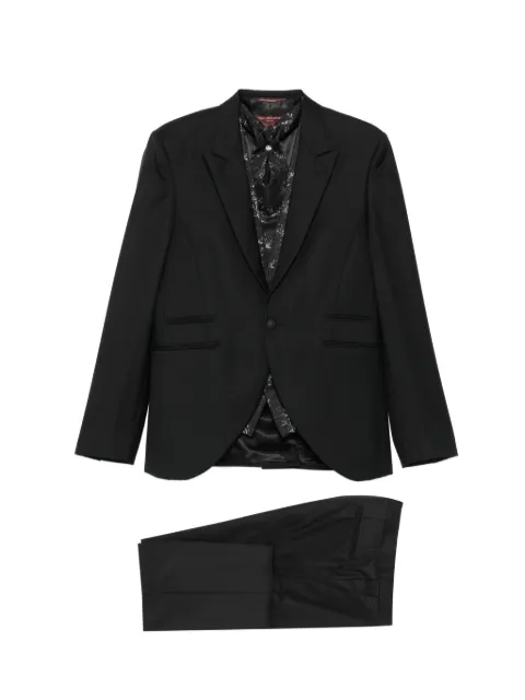 Carlo Pignatelli floral-jacquard suits Black 44JX123C105496