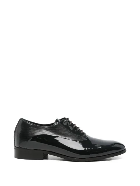 Carlo Pignatelli patent-leather oxford shoes Blue 44Z7982