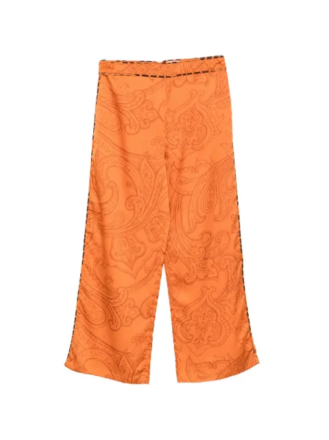 TWINSET zip-fastening trousers Orange T3784ARANCIO