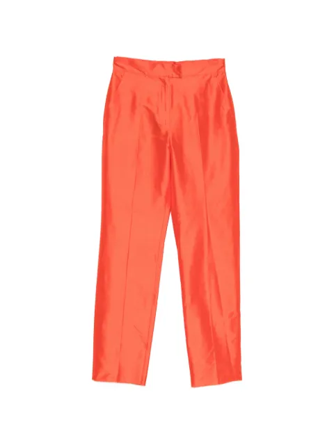 Max Mara pressed-crease trousers Orange 2361310235600