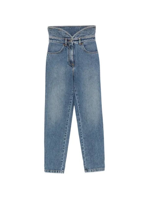 Philosophy Di Lorenzo Serafini high-waisted V-cut jeans Blue A03040730