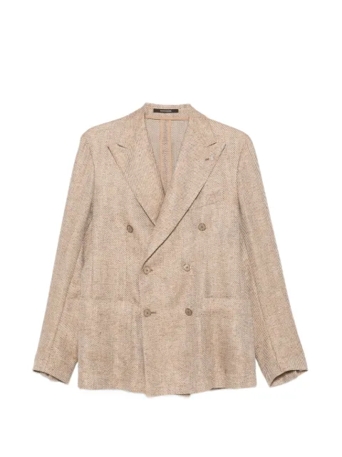 Tagliatore double-breasted blazer Neutrals GDARREL20K030035U
