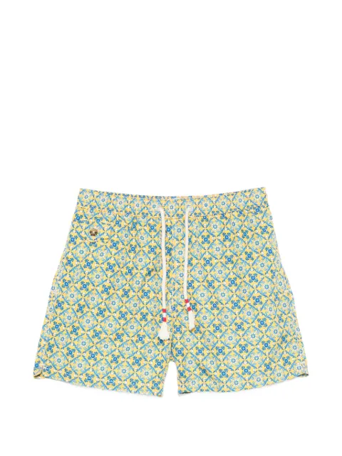 MC2 Saint Barth Lighting 70 drawstring swim shorts Yellow LIG0013