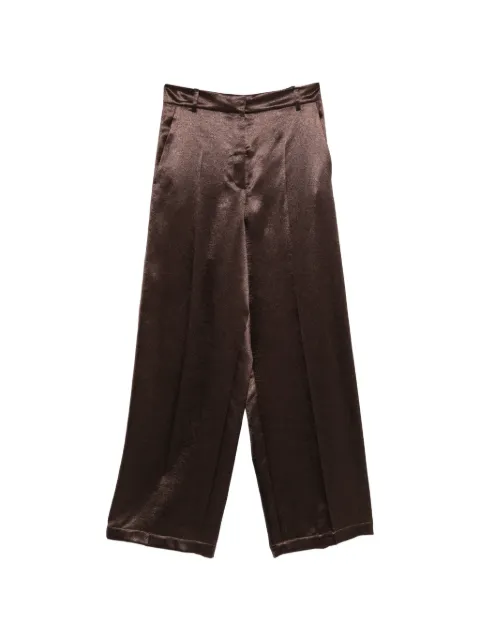 Alysi shiny band trousers Brown 116131P6061