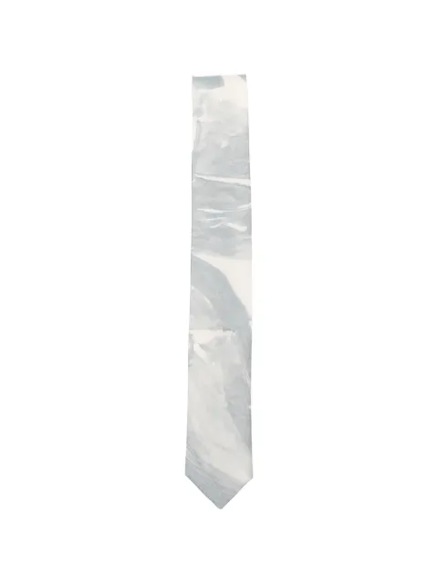 Alysi brushed-print tie Blue 316647P6031