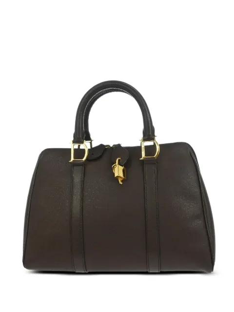 Christian Dior Pre-Owned 2001 panelled duffle bag Brown 116595