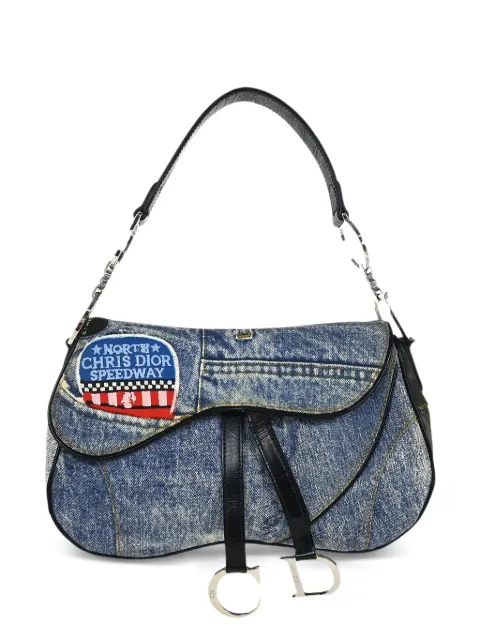 Christian Dior Pre-Owned 2001 Speedway Saddle handbag Blue 116910
