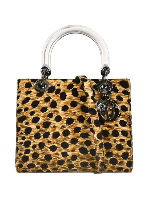 Christian Dior Pre-Owned 1999 Lady Dior handbag Yellow 116869