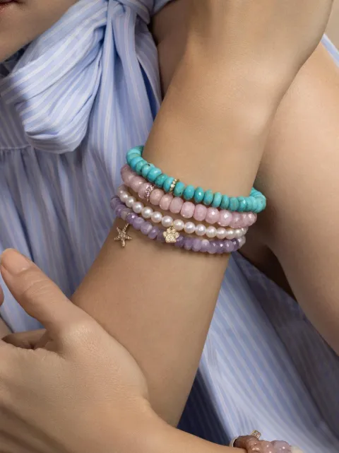 Sydney Evan paw charm bracelet Blue C36336Y3575