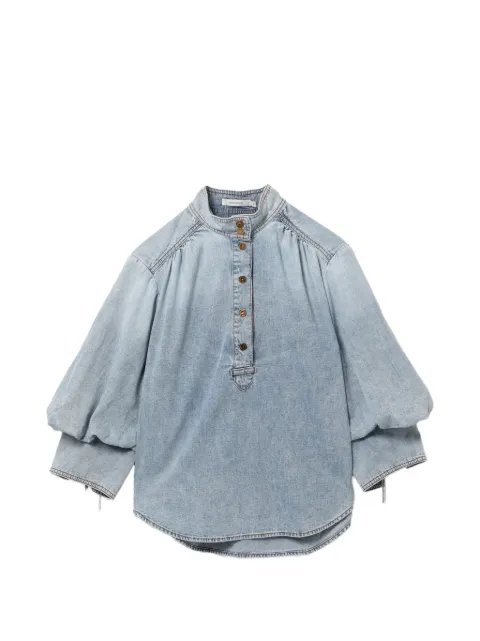 ZIMMERMANN balloon-sleeve blouse Blue 7484TS26R