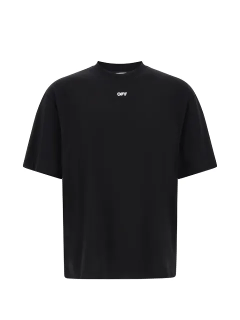 Off-White logo T-shirt Black OMAA120S26JER00J0001