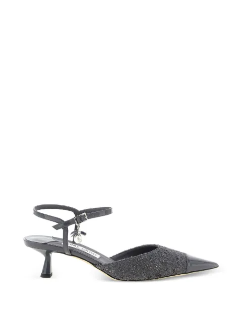 Jimmy Choo Aren pearl-pendant pumps Grey ARENSB45FVT