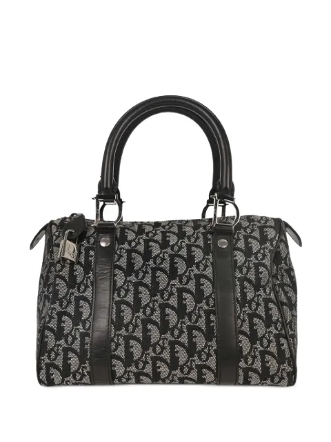 Christian Dior Pre-Owned 2005 trotter duffle tote bag Black 145300