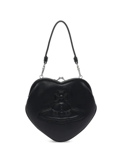 Vivienne Westwood Belle heart shape mini bag Black 4B01001CWS000DN403