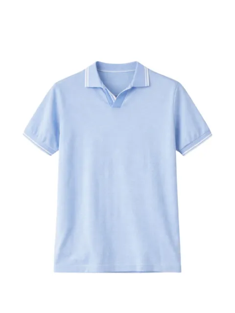 Paul & Shark ribbed-details T-shirt Blue 26411600100