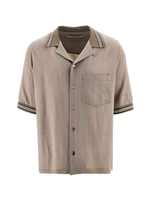 Golden Goose striped shirt Brown GMP02612P002327