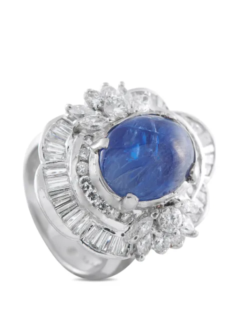 LB Exclusive sapphire and diamond ring Silver MF20012826