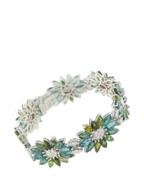 LB Exclusive diamond and tourmaline bracelet Silver MF27012826