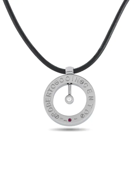 Roberto Coin Pre-Owned diamond and ruby necklace Silver RC06012926