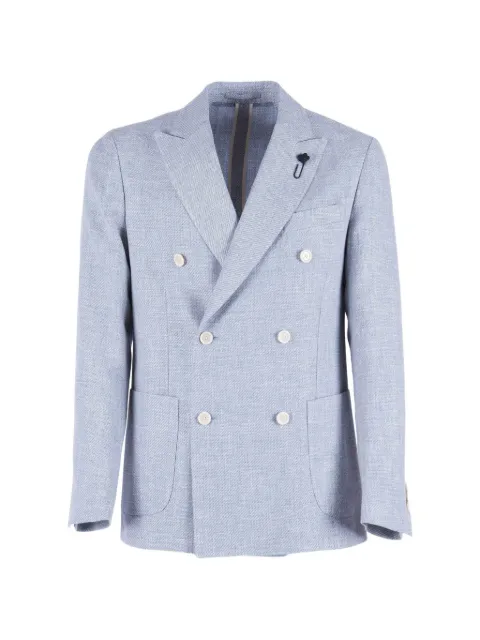 Lardini double-breasted blazer Blue CN6203EPAIF66507