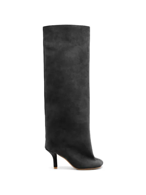 MM6 Maison Margiela anatomic slip-on suede boots Black S59WW0109P6385
