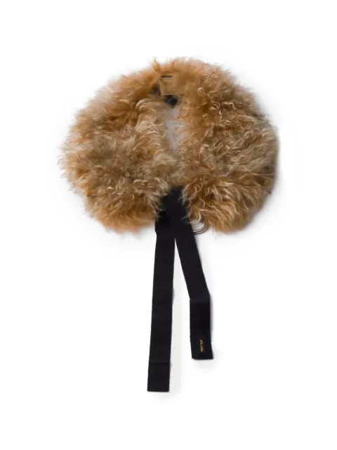 Prada shearling collar Neutrals 57049SOOO1775