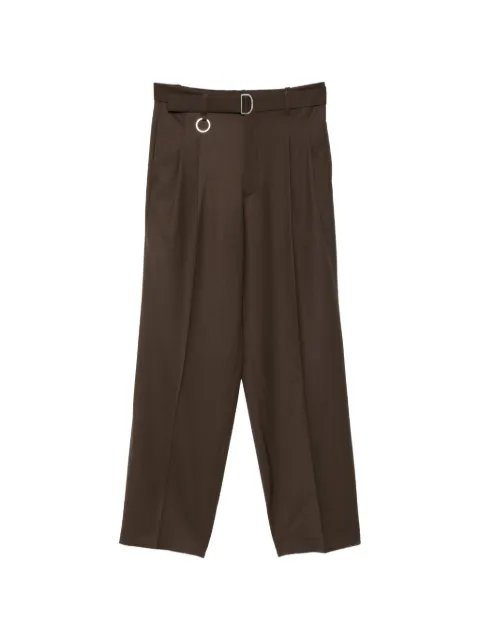 Études Studio buckle loose suit trousers Brown E26MMTRO88170