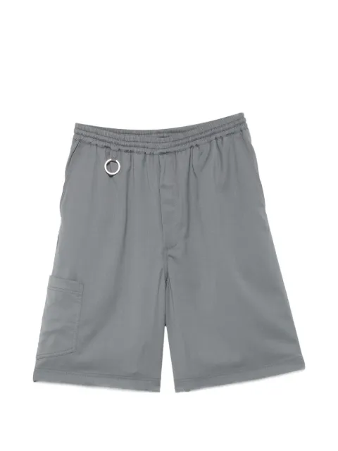 Études Studio Comfort elasticated-waistband shorts Grey E26MMTRO89181