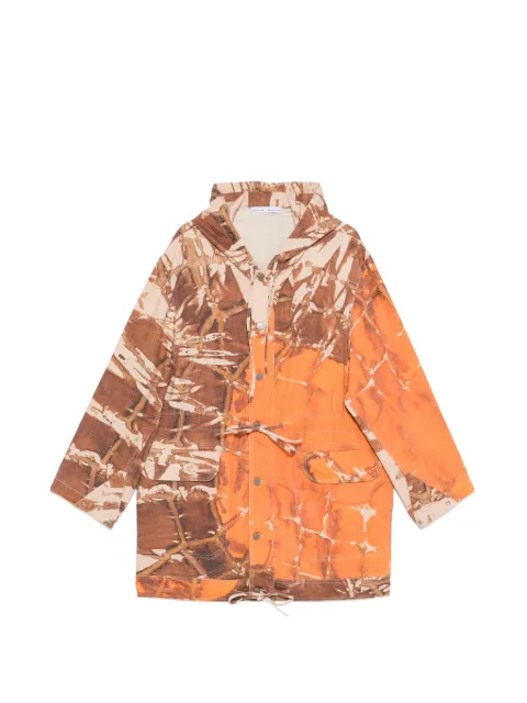 Études Studio x Maia Ruth Lee hooded coat Orange E26MCOUT521