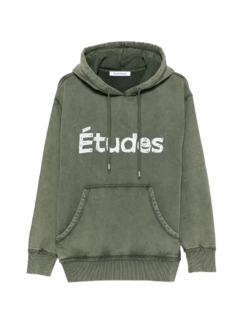 Études Studio logo hoodie Green E26MMSWE29434
