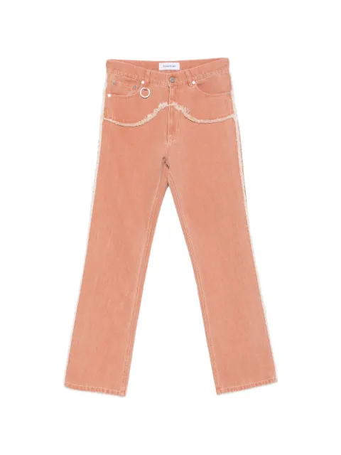 Études Studio frayed-edge bootcut jeans Orange E26MMTRO56121